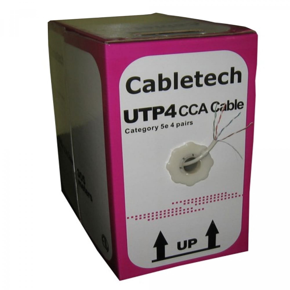 Кабель Cabletech UTP4 cat.5е, одножильный / 305м / CCA
