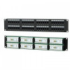 Патч-панель UTP, 19", 48 портов RJ45, cat.5е, 2U, Dual Type, "L"