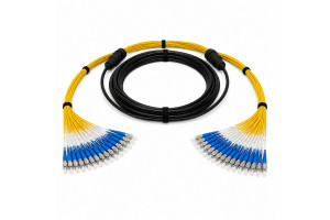 Сборка кабельная 24pc, LC/UPC-LC/UPC 9/125мкм, длина 90м, вывод 0.4м, буфер 3мм (FO-D-IN/OUT-9-24-LSZH) в бухте.