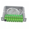 Сплиттер PLC 1x8 steel tube 0,9mm 1,5m G657 SC/APC в модуле