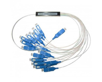 Сплиттер PLC 1x16 steel tube 0,9mm 1,5m G657 SC/UPC
