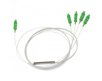 Сплиттер PLC 1x4 steel tube 0,9mm 1,5m G657 SC/APC