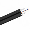 Оптический кабель FTTH-S 4-fiber 3x2 FRP G.657A1 LSZH  black