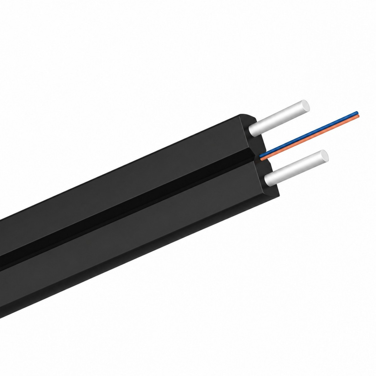 Оптический кабель FTTH-S 1-fiber 3x2 FRP G.657A1 LSZH  black