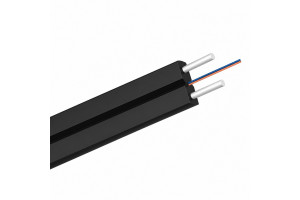 Оптический кабель FTTH-S 1-fiber 3x2 FRP G.657A1 LSZH  black