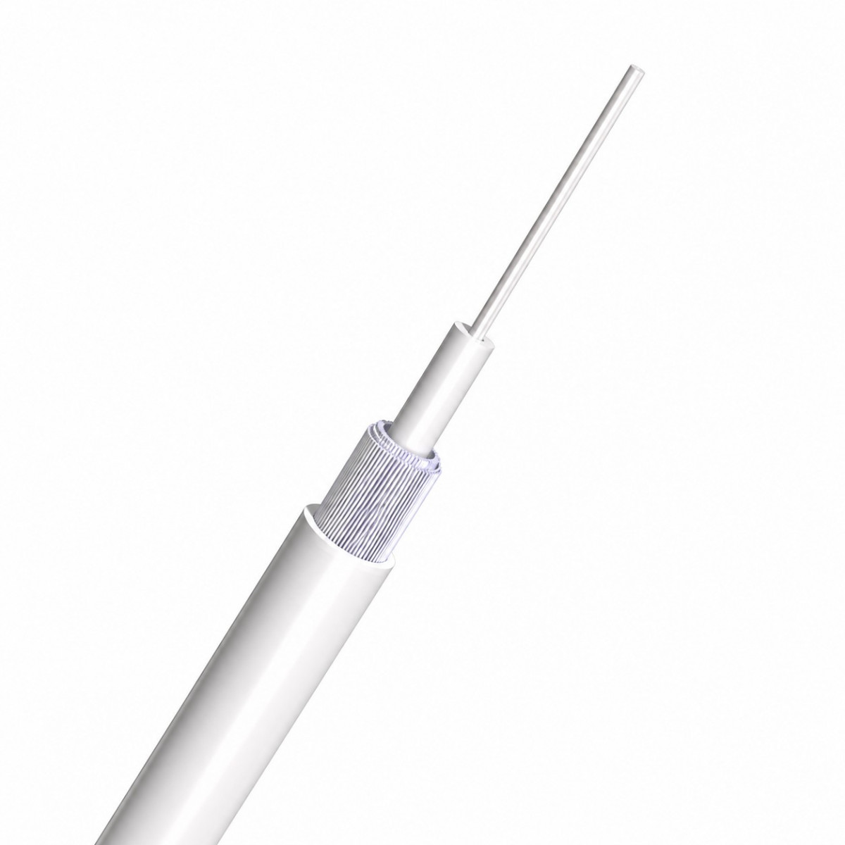 Оптический кабель G657A1 9/125 3.0mm simplex white LSZH