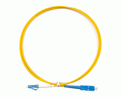 Оптический шнур SC-LC/UPC SM 9/125 simplex  5м