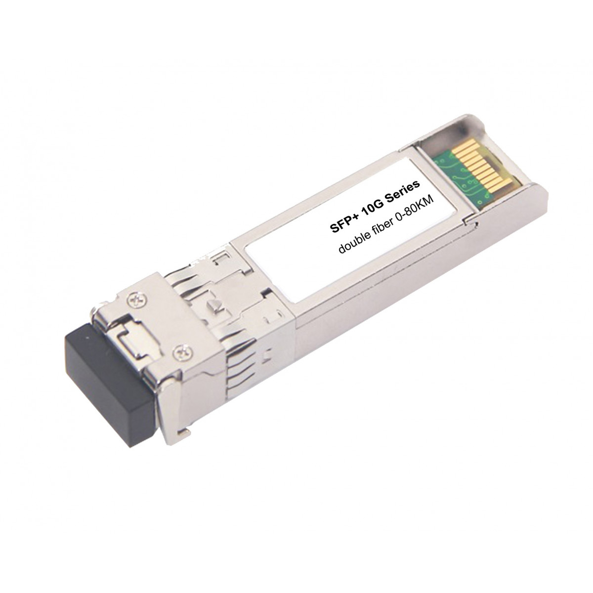Модуль SFP+ Double LC, 10Гбит/с, 1550нм, 80км, DDM