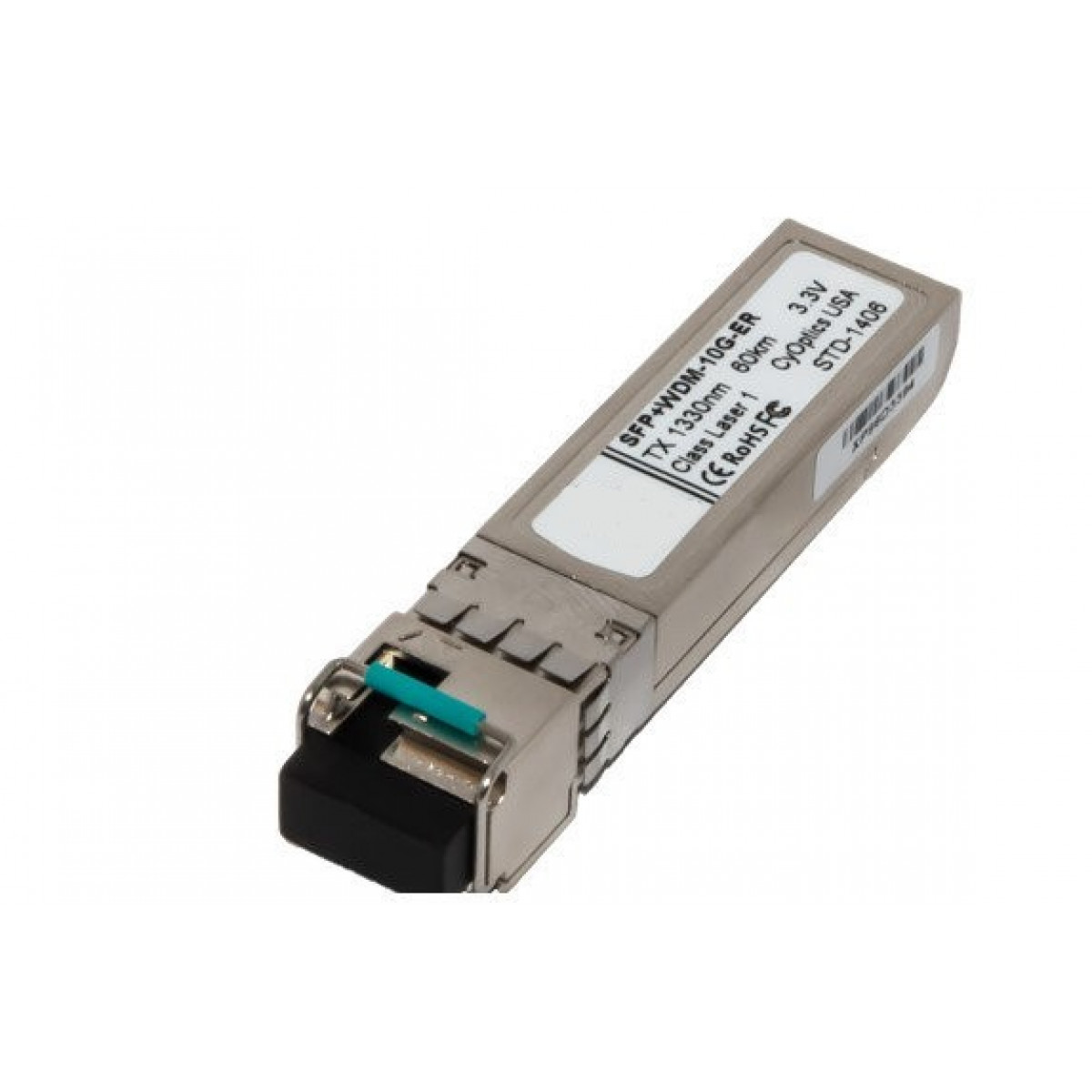 Модуль SFP+ WDM, 10Гбит/с, 1330/1270нм, 60км, LC, DDM