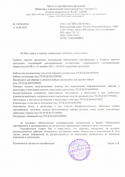 Отказное письмо